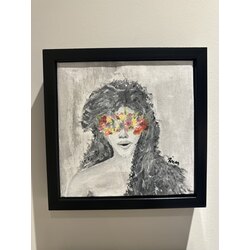30x30 cm tablo çerçeveli