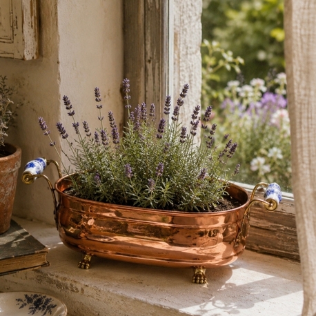 Bakır jardinyer 