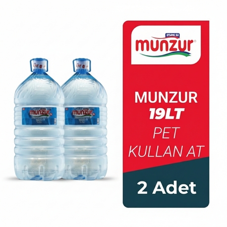 2 Adet 19 Litre Pet Munzur 