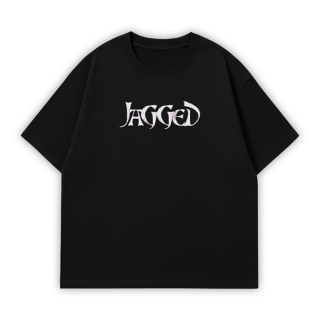 Jagged FANMADE Oversize T-Shirt Siyah