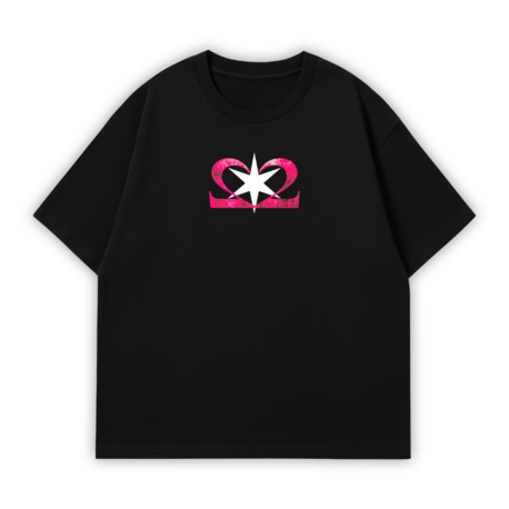 MOTIVE FANMADE Oversize T-Shirt Siyah