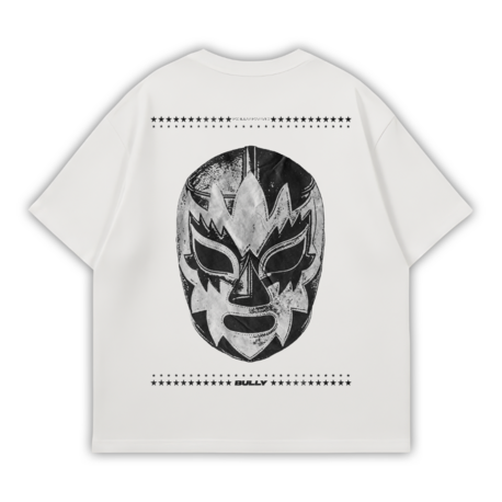 BULLY_001 BEYAZ OVERSIZE T-SHIRT
