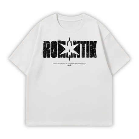 ROMANTIK FANMADE Oversize T-Shirt Beyaz