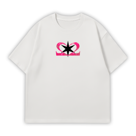 MOTIVE FANMADE Oversize T-Shirt Beyaz