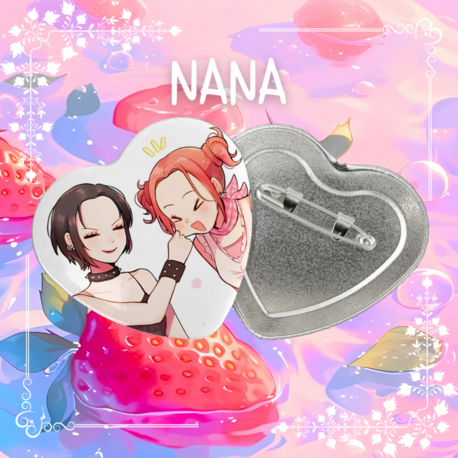 Nana Anime Kalpli Buton Rozet 01