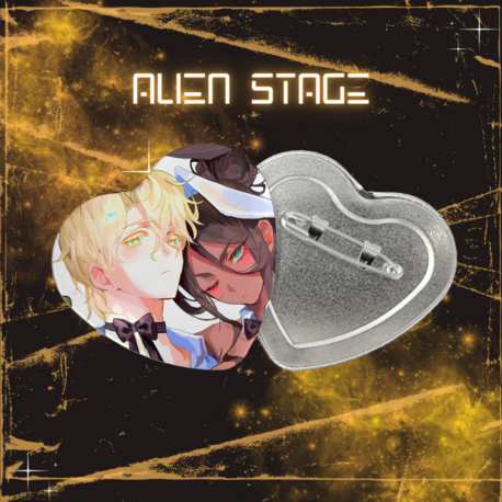 Alien Stage Kalpli Buton Rozet 03