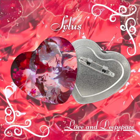 Love and Deepspace Sylus Kalpli Buton Rozet 02