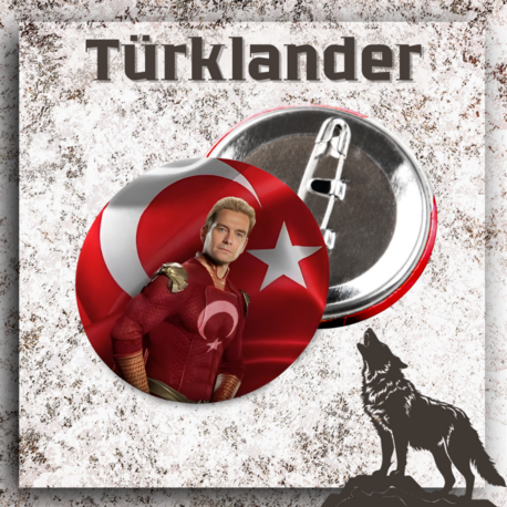 The Boys Homelander - Türklander Buton Rozet 44mm