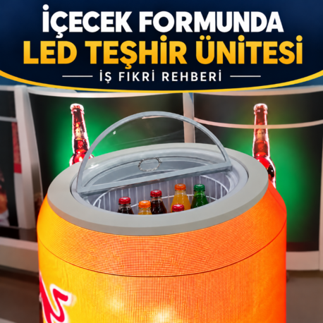 İçecek Formunda LED Teşhir Ünitesi | İş Fikri ve Tedarik Rehberi (PDF)