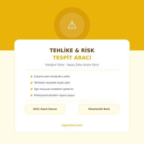 Tehlike & Risk Tespit Aracı(100 Adet Görsel Analiz Hakkı)