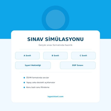 Sınav Simülasyonu(İSG Sınav Modülü)(60 Adet Sınav Hakkı)