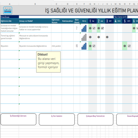 Yıllık Eğitim Planı-Standart