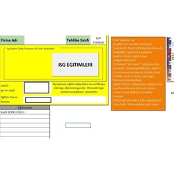İSG Eğitim Takip Programı (Excel)