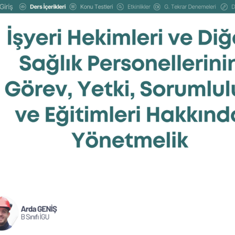2. DERS (İSG SINAVA HAZIRLIK DERS NOTU)