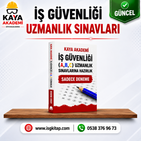 30 ADET DENEME KİTABI(İGU-ABC)-İŞ GÜVENLİĞİ UZMANLIK SINAVLARI 