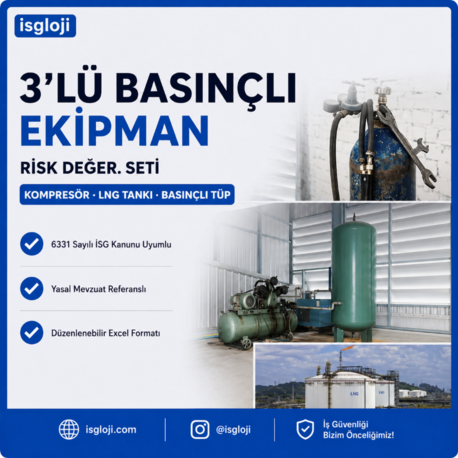 3 LÜ BASINÇLI EKİPMAN RİSK DEĞERLENDİRME SETİ