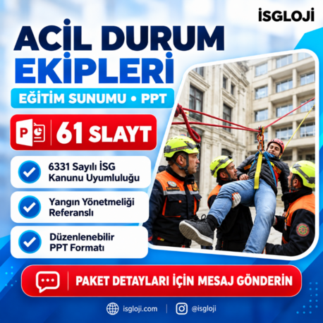 ACİL DURUM EKİPLERİ EĞİTİMİ PPT