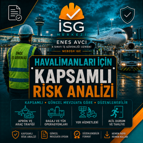 Havalimanları İçin Kapsamlı  Risk Analizi | Güncel Mevzuata Göre Hazırlandı