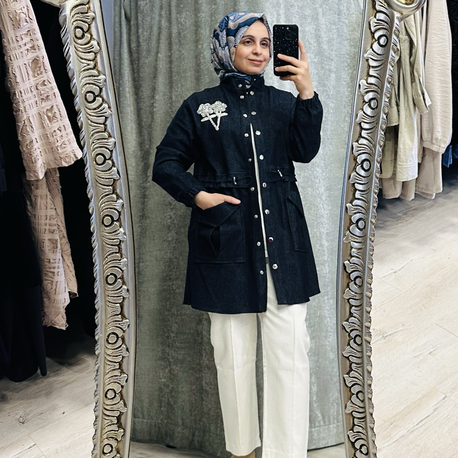 Denim kot ceket 