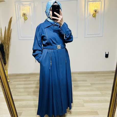 Orhan store ferace elbise indigo 