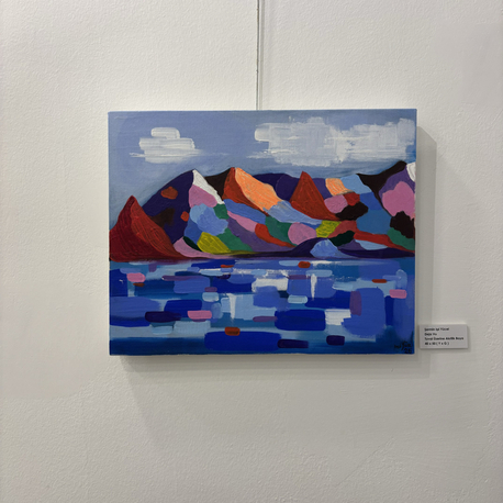 "Deja vu -II" tuval üzerine akrilik boya, 40x50 cm, 2026