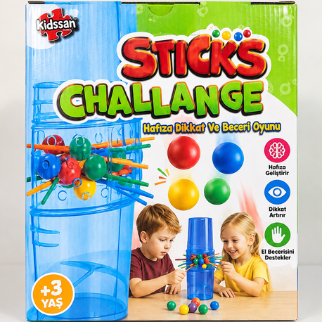 Sticks Challenge Hafıza, Dikkat ve Beceri Oyunu