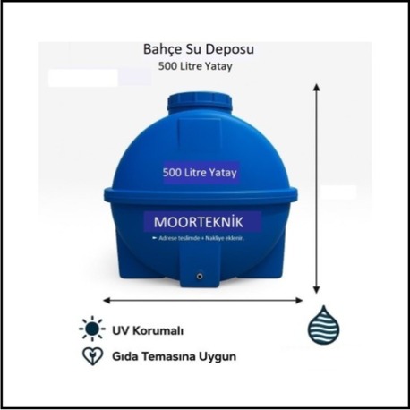 Su Deposu - 500 Litre Yatay