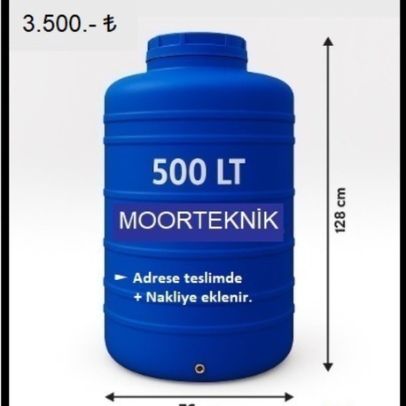 Su Deposu - 500 Litre Dikey