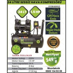 HAİS - HAVA KOMPRESÖRÜ - 24 LT