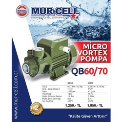 Mur-cell - Micro Vortex Su Pompası