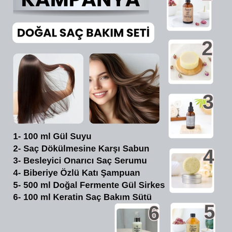 Doğal Saç Bakım Seti