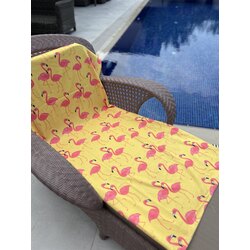 Flamingo Desen Baskılı Plaj Havlusu