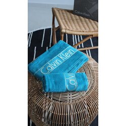 Calvin Klein ikili havlu seti - petrol