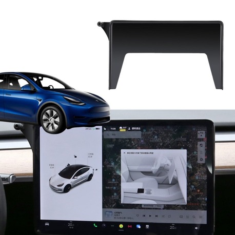 Tesla Model Y / Model 3 Ekran Arkasına Takılan Cep Telefonu Tutucusu, Siyah Renk