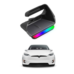Tesla Model Y Ekran Altına Takılan Düzenleyici, LED Renklere Sahip SİYAH