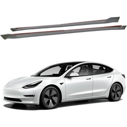 Model Y Yan Marşbiyel Kaplaması MAT KARBON