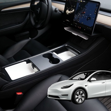 Model Y/Model 3 Orta Konsol ve Kol Dayama Düzenleyici,Entegre Stok Kutusu, Ekran Altı Düzenleyici