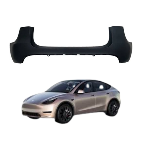 Tesla Model Y Arka Tampon Üst Kısım, Park Sensörsüz, BOYASIZ