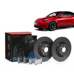 Tesla Model Y / Model 3 Ön Disk ve Ön Balatası Takımı, Brembo Marka, Beyond Line- EV