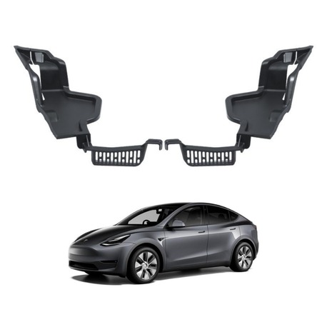 Tesla Model Y Ön Kaput İçi Su Kılavuz Kanalı, 2 Adet Set Olarak, Siyah Renk