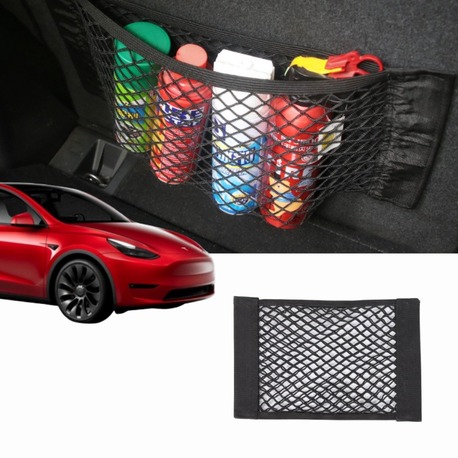 Tesla Model Y / Model 3 Yapışkanlı 40*25 cm Ebadında Çok Amaçlı File, Siyah Renk