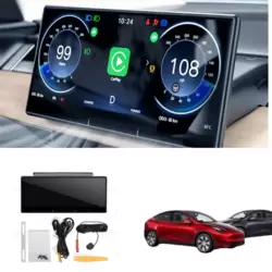 Tesla Model Y / Model 3 Linux 9 inç 256 MB Orta Konsol Kontrol Paneli Dokunmatik Ekranı