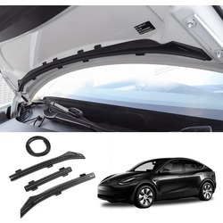 Tesla Model Y Kaput İçi Su Geçirmez Kaplama Seti, 3 Adet Set Olarak, Mat Siyah