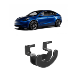 Tesla Model Y Bagaj İçi Kancası Tek Parça İki Tutucu SİYAH