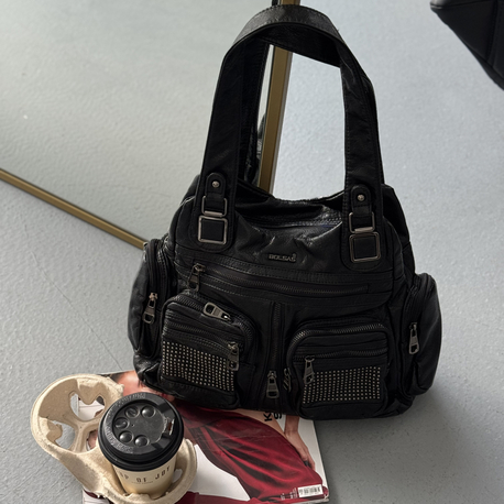 Yıkama deri Pure Bag 