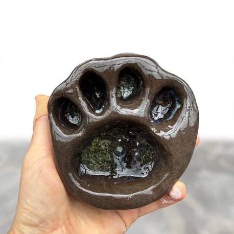 Stoneware Cam Detaylı Seramik Kulluk