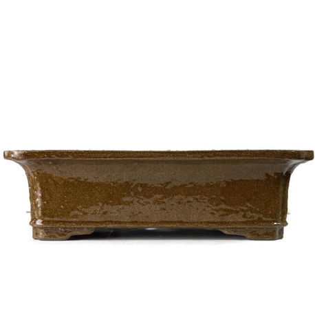 Köşeli Sırlı Stoneware Seramik Bonsai Saksısı 