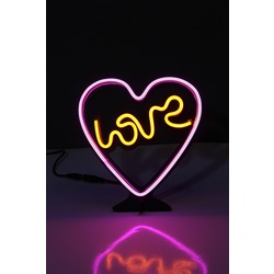 Love Neon Led / Gece Lambası / Dekoratif Lamba / Işıklı Kalp / Ambians Işığı