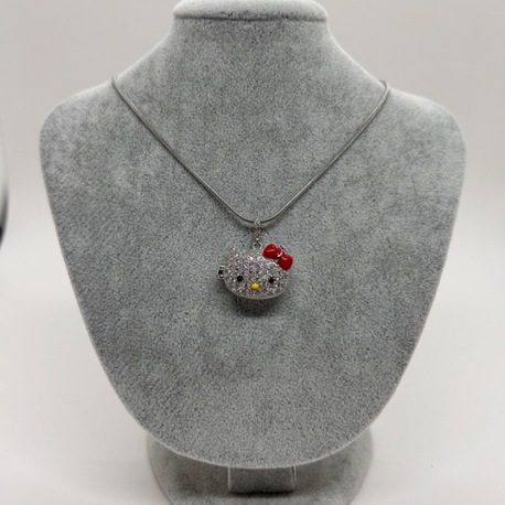 Çelik silver hello Kitty anı kolye 