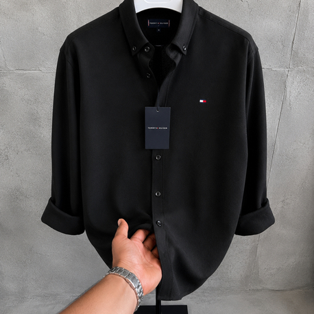 Tommy Hilfiger  Premium Gömlek Siyah